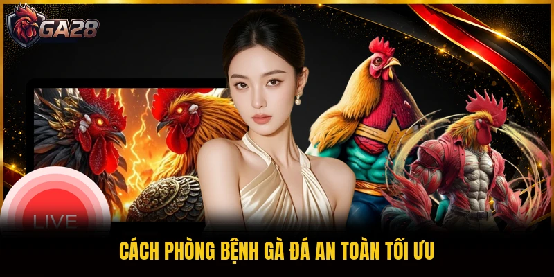 Cách phòng bệnh gà đá an toàn tối ưu