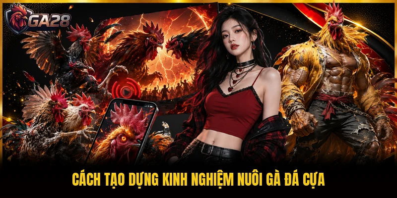 Cách tạo dựng kinh nghiệm nuôi gà đá cựa
