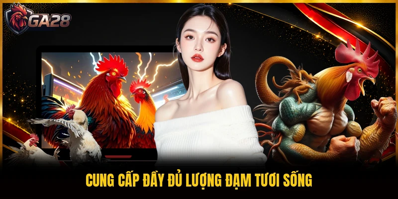Cung cấp đầy đủ lượng đạm tươi sống